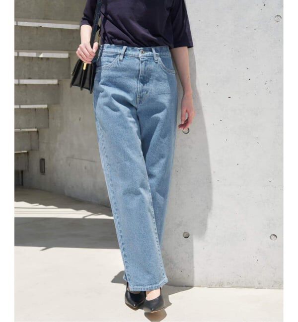 SLOBE IENA「《3サイズ展開/追加6》LE DENIM ストレートデニムパンツ」|デニム|