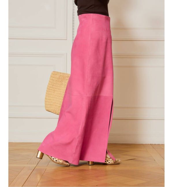 IENA LA BOUCLE「IENA LA BOUCLE ゴートスエードタイトスカート」|スカート|