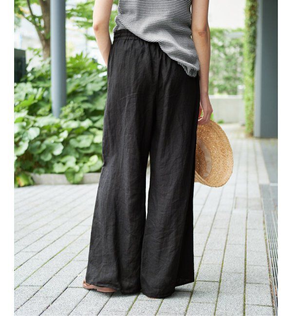 IENA LA BOUCLE「IENA LA BOUCLE リネンブロードイージーパンツ」|その他|