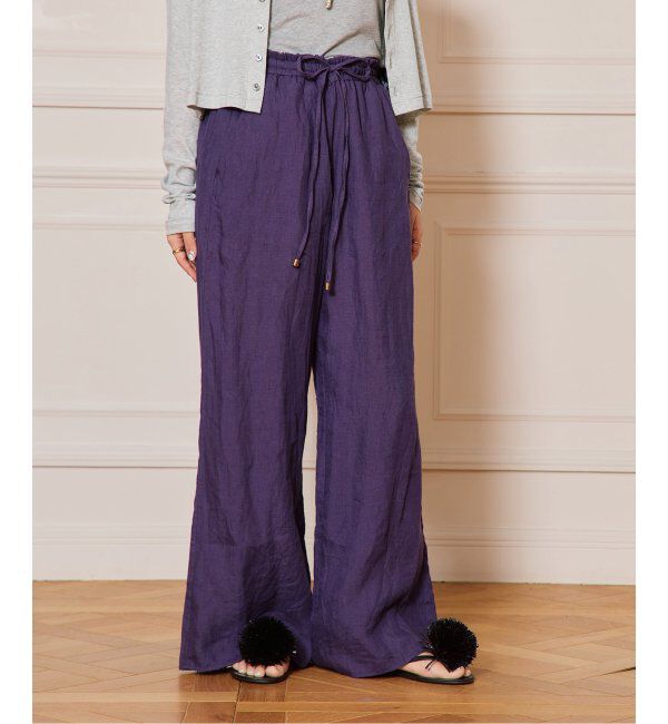 IENA LA BOUCLE「IENA LA BOUCLE リネンブロードイージーパンツ」|その他|