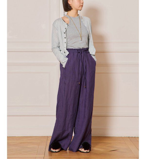 IENA LA BOUCLE「IENA LA BOUCLE リネンブロードイージーパンツ」|その他|