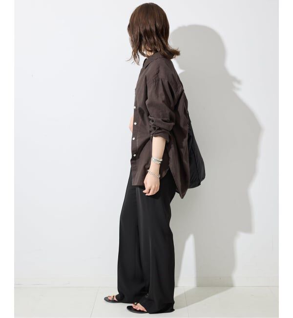 SLOBE IENA「《4サイズ展開》ピンタックセミフレアパンツ」|その他|