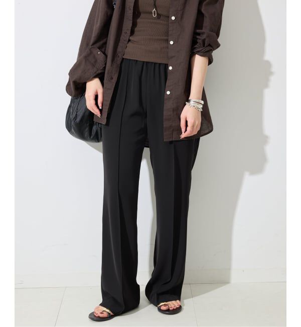 SLOBE IENA「《4サイズ展開》ピンタックセミフレアパンツ」|その他|