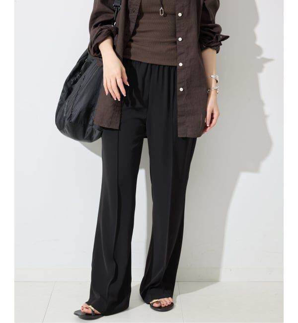 SLOBE IENA「《4サイズ展開》ピンタックセミフレアパンツ」|その他|