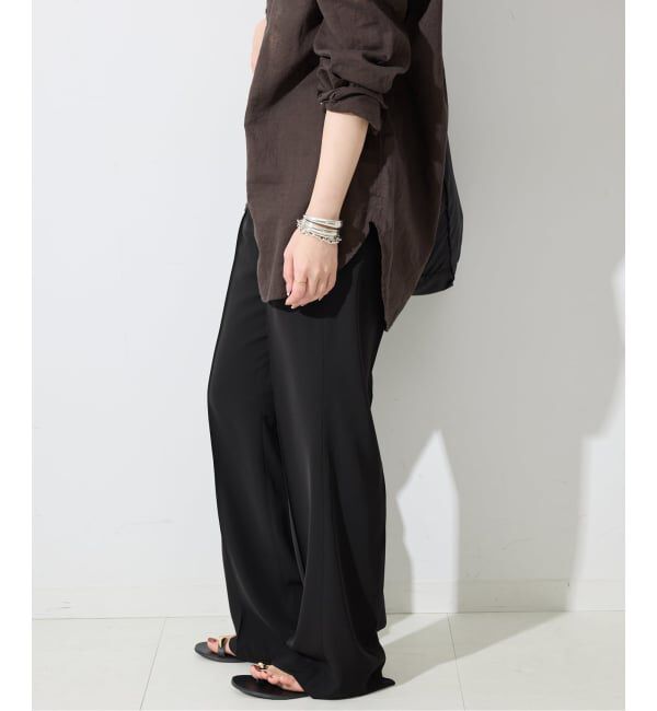 SLOBE IENA「《4サイズ展開》ピンタックセミフレアパンツ」|その他|