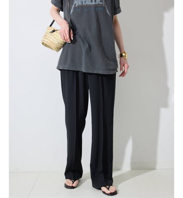 SLOBE IENA「《4サイズ展開》ピンタックセミフレアパンツ」|その他|