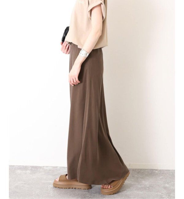 SLOBE IENA「《追加》フィブリルマーメイド フレアスカート」|スカート|