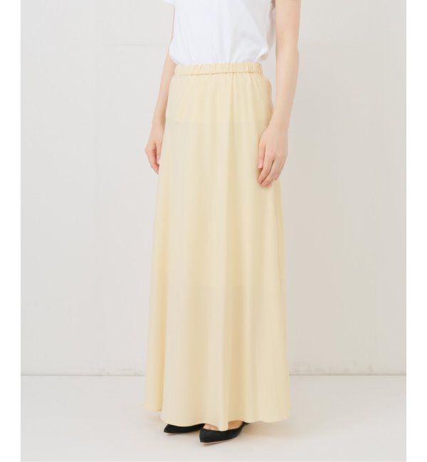 SLOBE IENA「《追加》フィブリルマーメイド フレアスカート」|スカート|