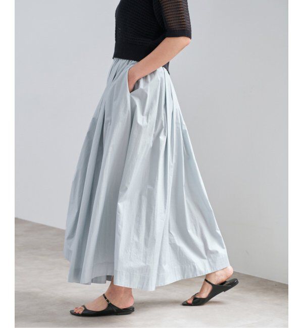 IENA「《WEB限定/追加3》タイプライター ボリュームスカート」|スカート|