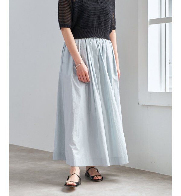 IENA「《WEB限定/追加3》タイプライター ボリュームスカート」|スカート|