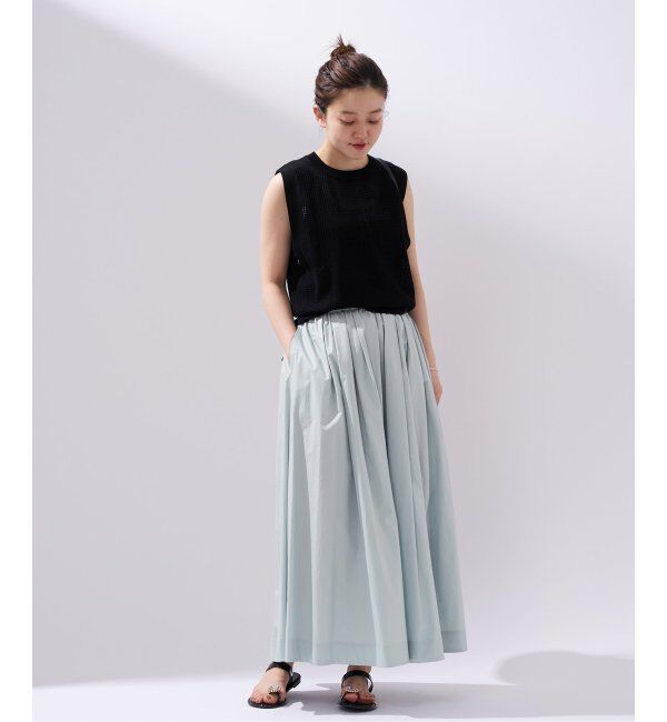 IENA「《WEB限定/追加3》タイプライター ボリュームスカート」|スカート|