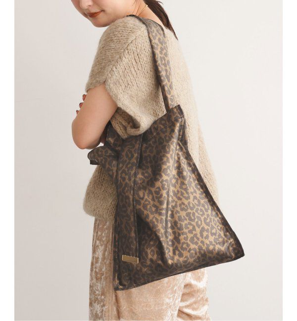 SLOBE IENA「《追加2》ITTI/イッチ SLOBE別注 TOTE M LEO」|トートバッグ|キャメル