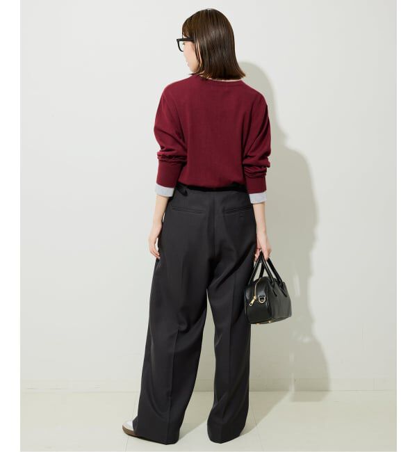 SLOBE IENA「フェイクレイヤードカーディガン」|カーディガン|