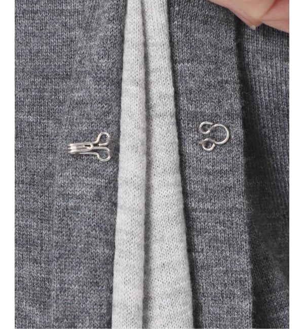 SLOBE IENA「フェイクレイヤードカーディガン」|カーディガン|