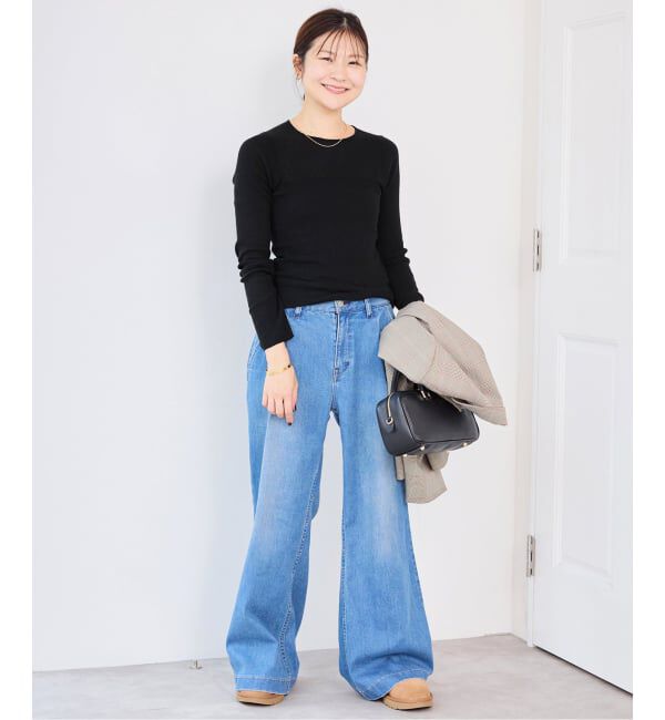 SLOBE IENA「《WEB限定/追加2》スイビハイゲージプルオーバー」|ニット・セーター|