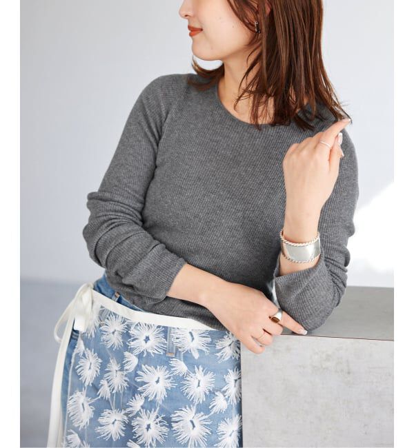 SLOBE IENA「《WEB限定/追加2》スイビハイゲージプルオーバー」|ニット・セーター|