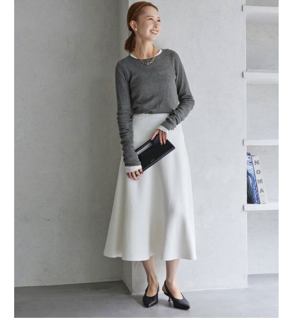 SLOBE IENA「《WEB限定/追加2》スイビハイゲージプルオーバー」|ニット・セーター|