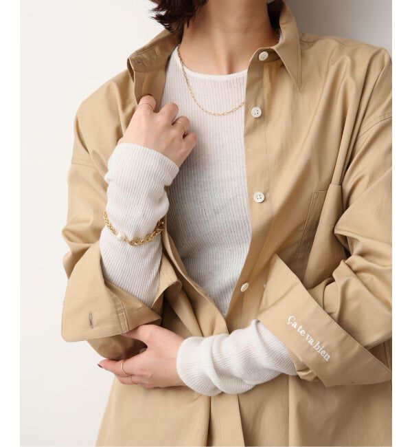 SLOBE IENA「《WEB限定/追加2》スイビハイゲージプルオーバー」|ニット・セーター|