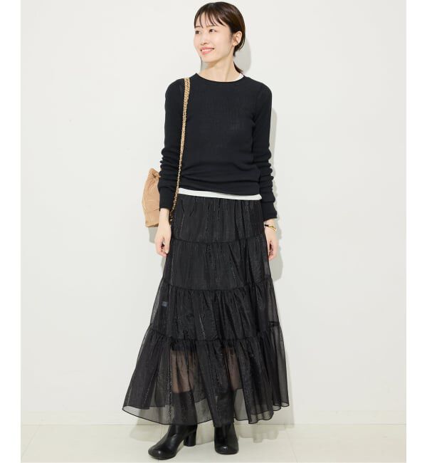 SLOBE IENA「《WEB限定/追加2》スイビハイゲージプルオーバー」|ニット・セーター|