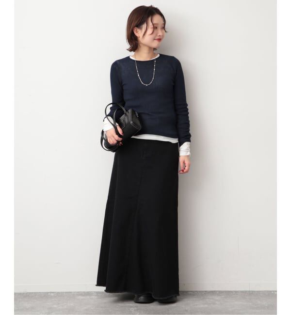 SLOBE IENA「《WEB限定/追加2》スイビハイゲージプルオーバー」|ニット・セーター|