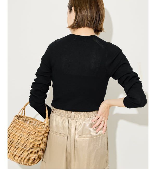 SLOBE IENA「《WEB限定/追加》スイビハイゲージヘンリープルオーバー」|ニット・セーター|