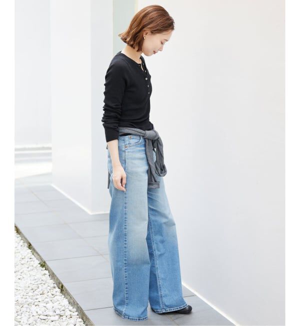 SLOBE IENA「《WEB限定/追加》スイビハイゲージヘンリープルオーバー」|ニット・セーター|