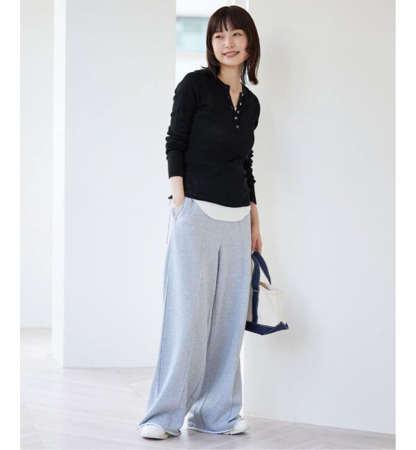 SLOBE IENA「《WEB限定/追加》スイビハイゲージヘンリープルオーバー」|ニット・セーター|