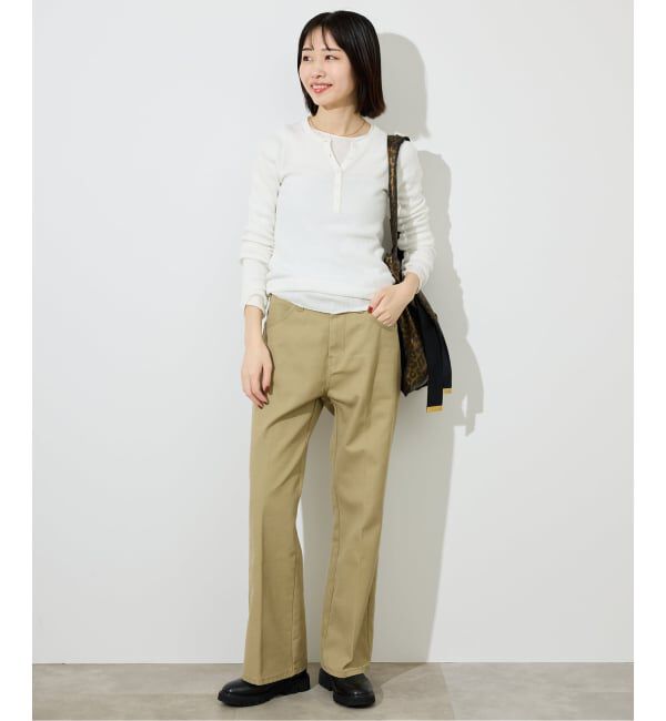 SLOBE IENA「《WEB限定/追加》スイビハイゲージヘンリープルオーバー」|ニット・セーター|