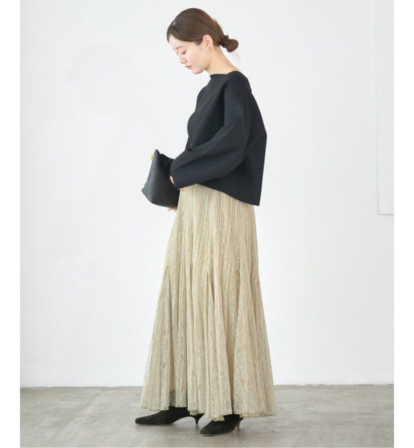 IENA「レースプリーツスカート」|スカート|