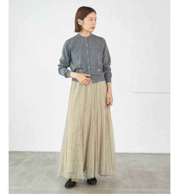 IENA「レースプリーツスカート」|スカート|