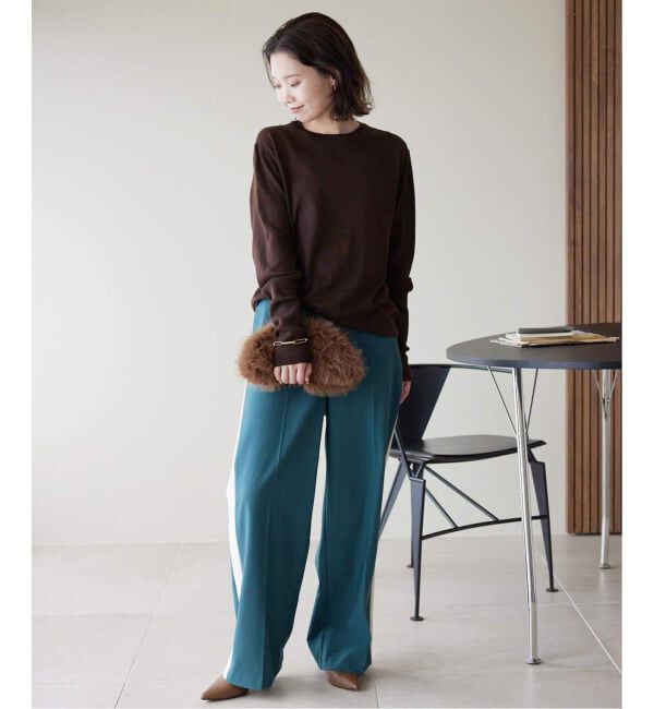 SLOBE IENA「《追加》ウォッシャブルプレーンニット」|ニット・セーター|