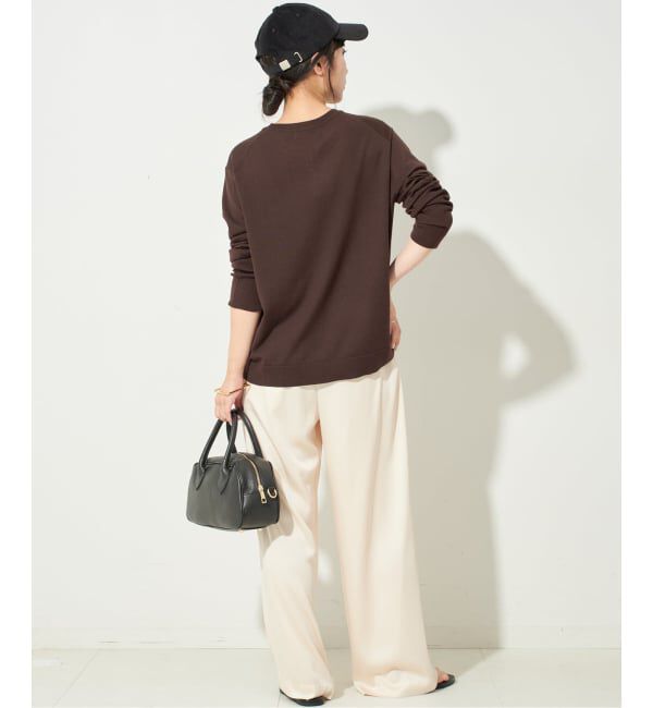 SLOBE IENA「《追加》ウォッシャブルプレーンニット」|ニット・セーター|