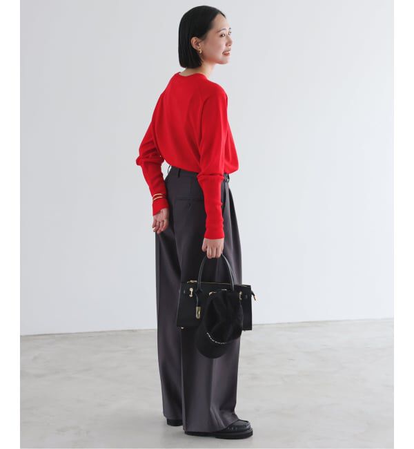 SLOBE IENA「《追加》ウォッシャブルプレーンニット」|ニット・セーター|