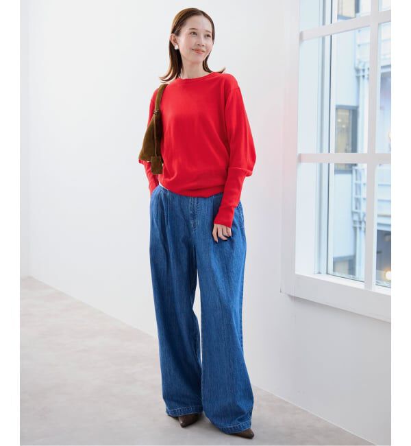 SLOBE IENA「《追加》ウォッシャブルプレーンニット」|ニット・セーター|