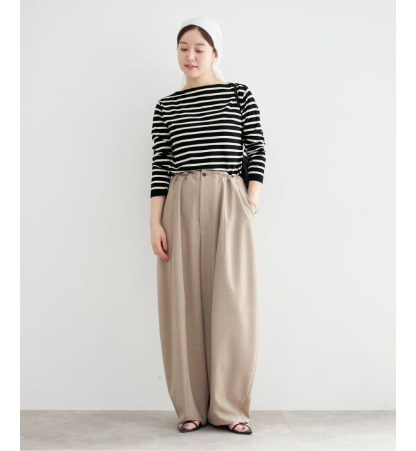 IENA「《追加2》SEATTLEボーダープルオーバー」|ニット・セーター|