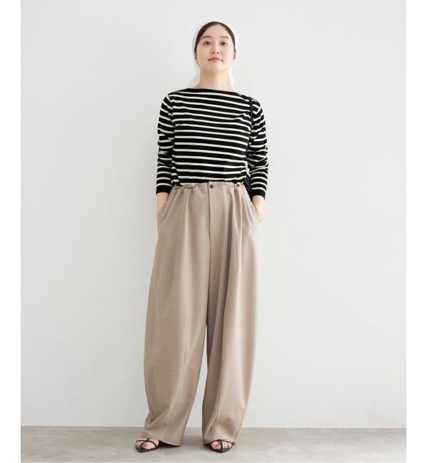 IENA「《追加2》SEATTLEボーダープルオーバー」|ニット・セーター|