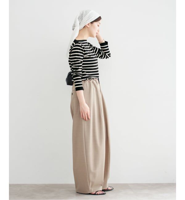 IENA「《追加2》SEATTLEボーダープルオーバー」|ニット・セーター|