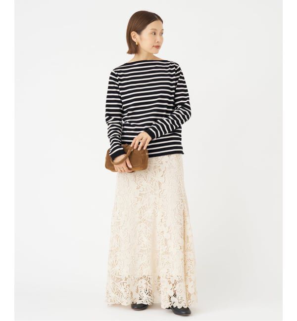 IENA「《追加2》SEATTLEボーダープルオーバー」|ニット・セーター|