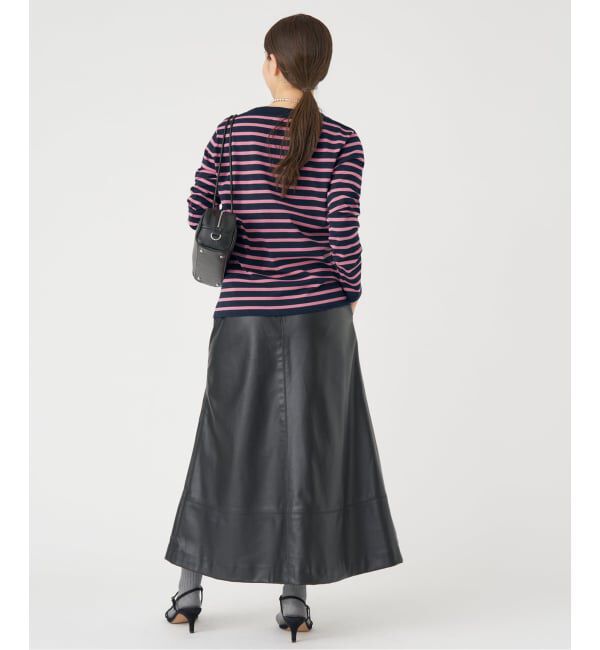 IENA「《追加2》SEATTLEボーダープルオーバー」|ニット・セーター|