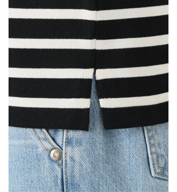 IENA「《追加2》SEATTLEボーダープルオーバー」|ニット・セーター|