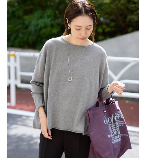 SLOBE IENA「《追加》コットンヤクニットプルオーバー」|ニット・セーター|