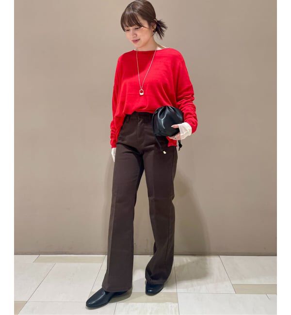 SLOBE IENA「《追加》コットンヤクニットプルオーバー」|ニット・セーター|