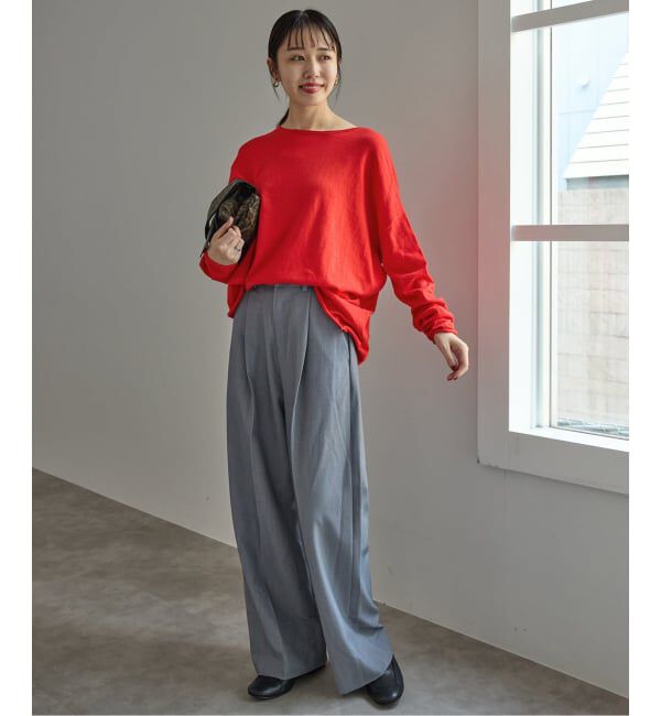 SLOBE IENA「《追加》コットンヤクニットプルオーバー」|ニット・セーター|