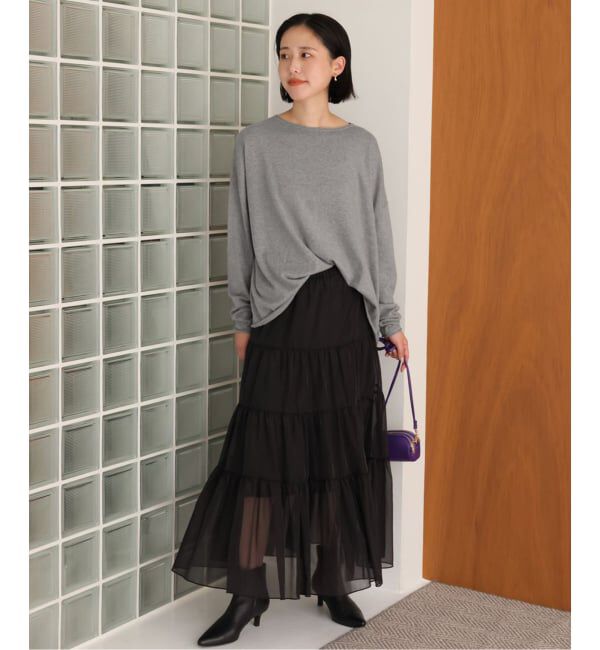 SLOBE IENA「《追加》コットンヤクニットプルオーバー」|ニット・セーター|