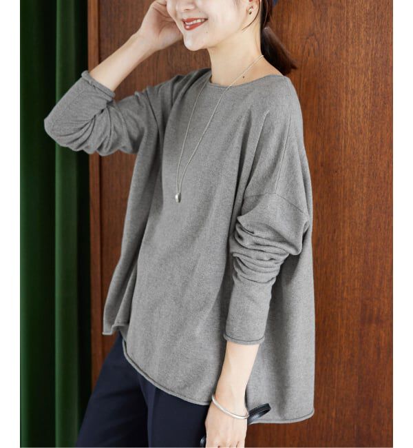 SLOBE IENA「《追加》コットンヤクニットプルオーバー」|ニット・セーター|