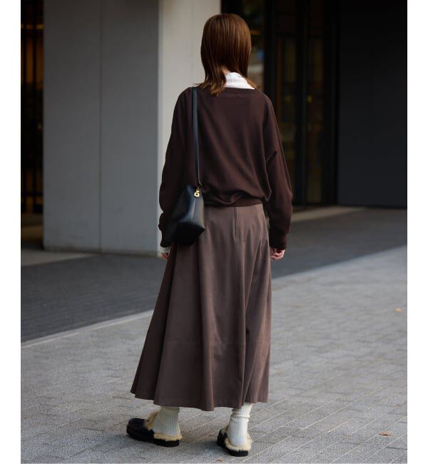 SLOBE IENA「ウォッシャブルドルマンVネックプルオーバー」|ニット・セーター|