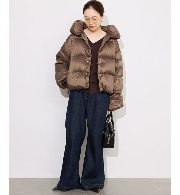 SLOBE IENA「ウォッシャブルドルマンVネックプルオーバー」|ニット・セーター|