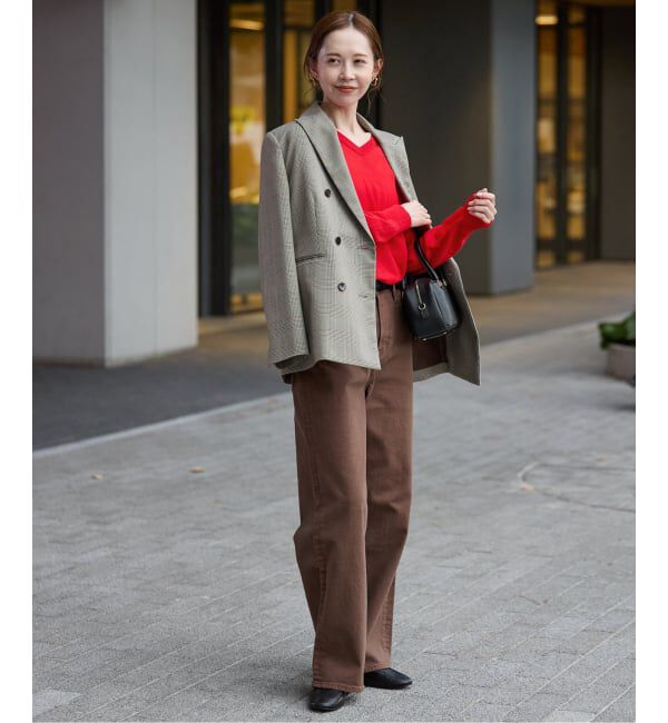 SLOBE IENA「ウォッシャブルドルマンVネックプルオーバー」|ニット・セーター|