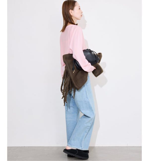 SLOBE IENA「ウォッシャブルドルマンVネックプルオーバー」|ニット・セーター|