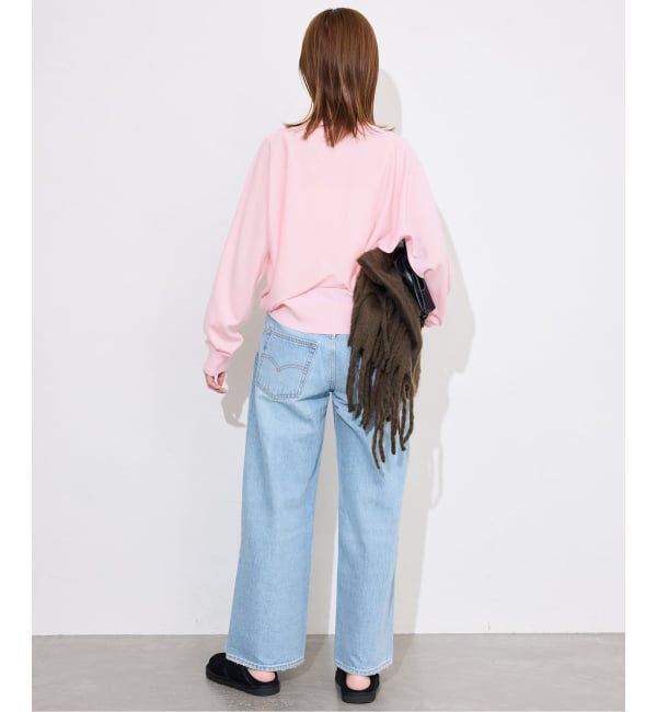 SLOBE IENA「ウォッシャブルドルマンVネックプルオーバー」|ニット・セーター|